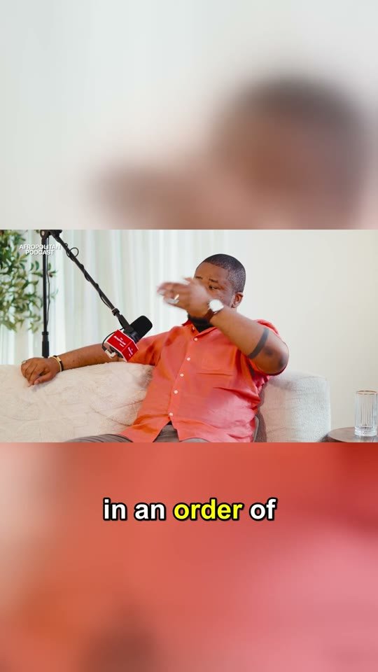 Clip frame with caption 'in an order of'